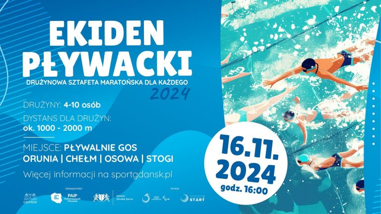 Ekiden 2024 – przepłyńmy razem 42 km 195 m!